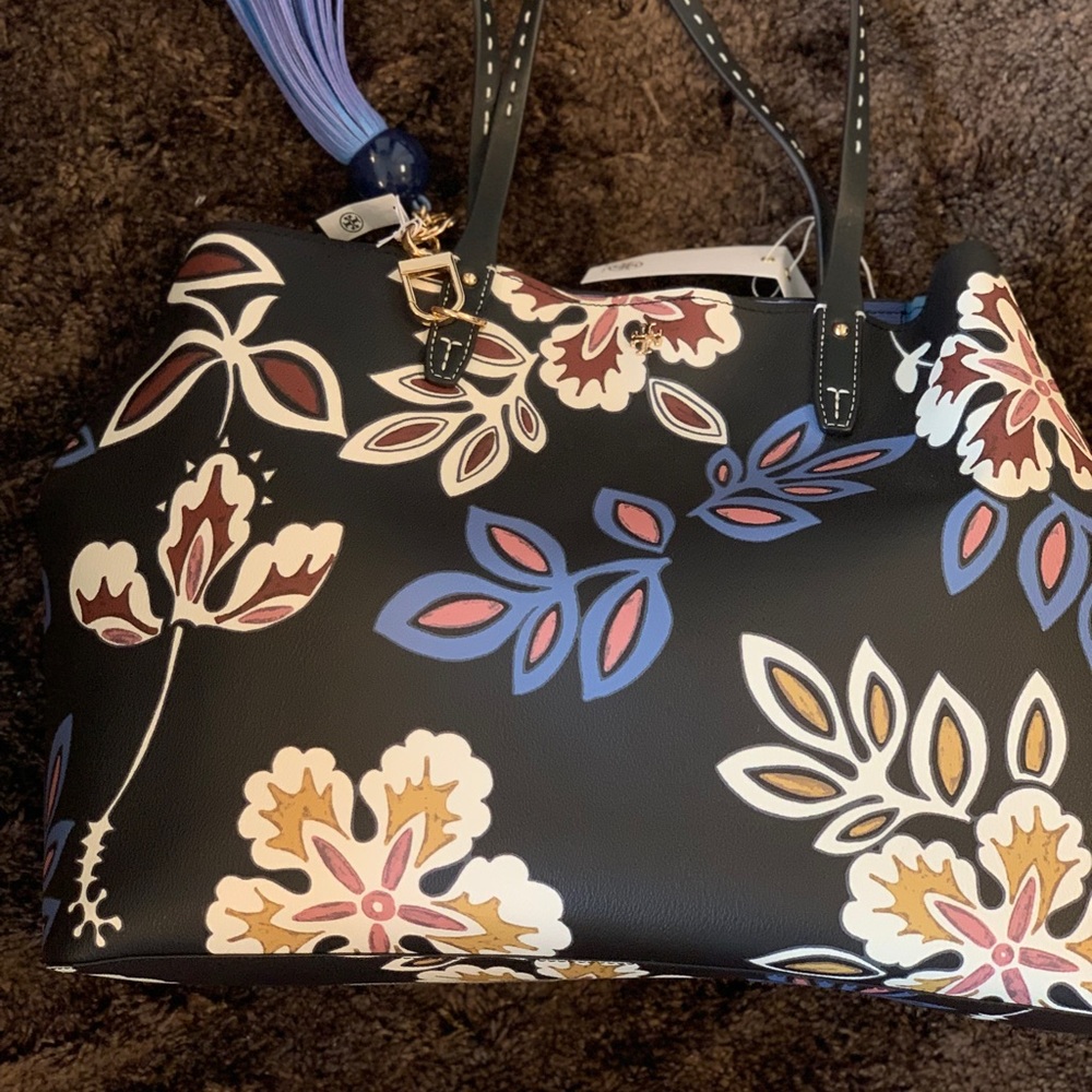 Tory Burch multi color tote
